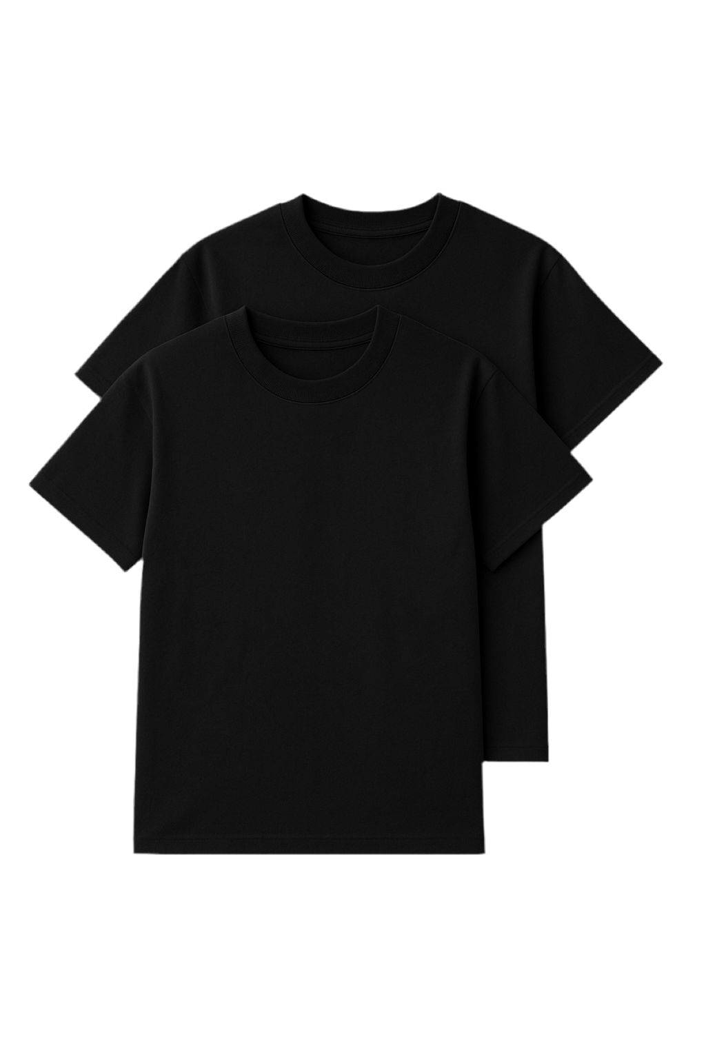 Men’s Basic Tee 2 Pack (Black)
