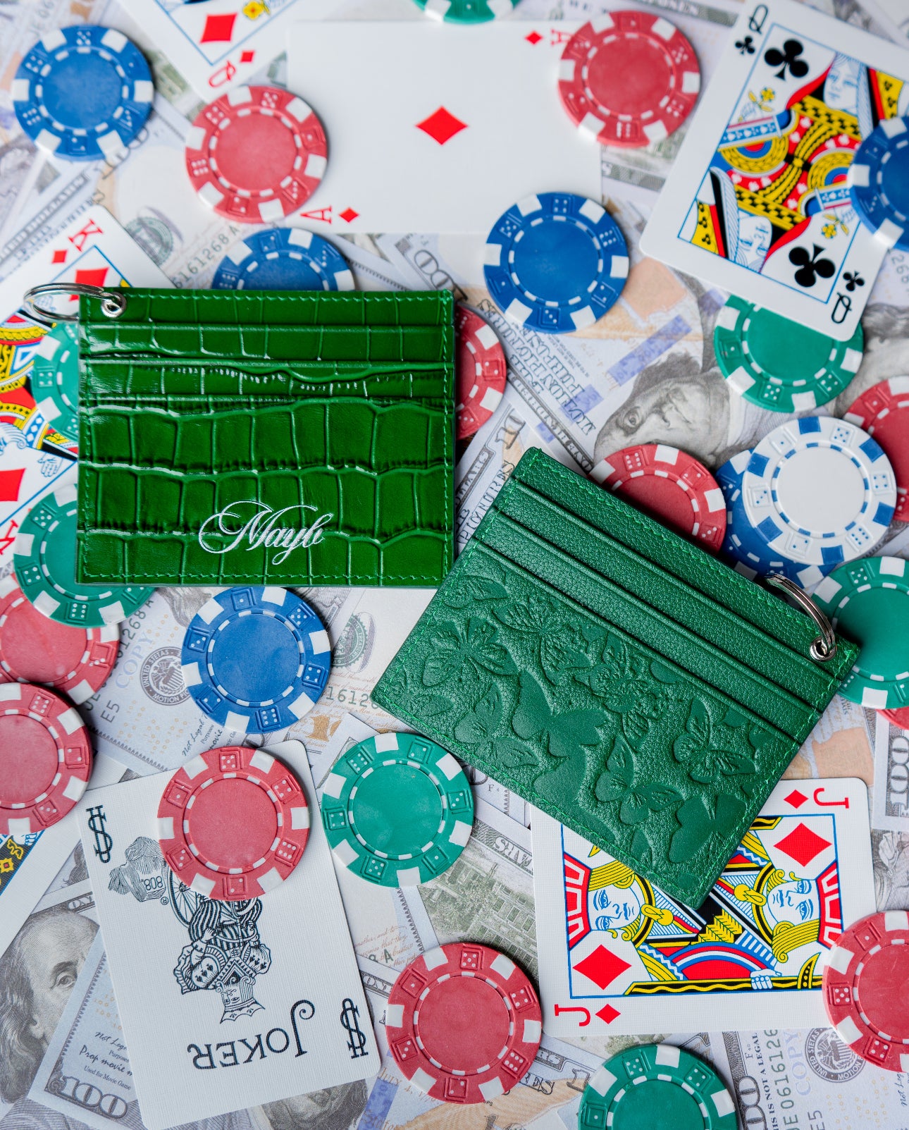 Monarch Card Holder “Green”